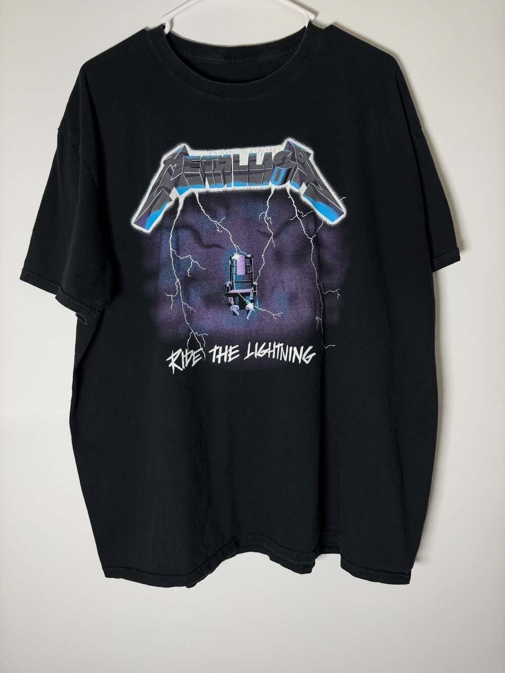 Metallica Ride The Lightning Graphic Band T-Shirt Men’s Size XXL